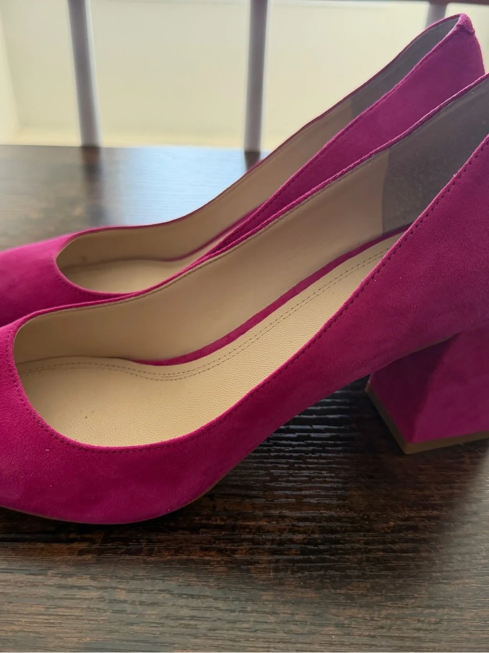 Marc Fisher Fuchsia Suede Pointed-Toe Pumps